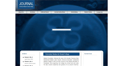 Desktop Screenshot of jumdc.tuf.edu.pk